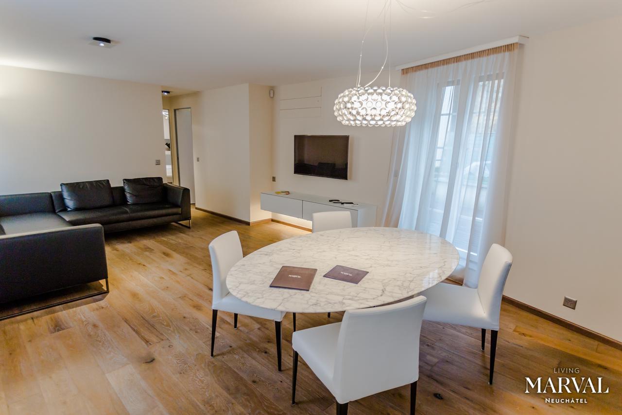 Les Galeries Marval Aparthotel Neuchâtel Kültér fotó